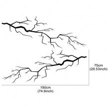 2PCS Car Door Side Stickers Lightning Sticker For Tesla Model X S Y 3 PVC Car Decals Waterproof Vinyl Film Auto Accessories - 190x75cm/74.8x29.53inch - View 5