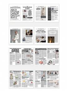 2Pcs English Newspaper Photography Props Fashion Clothing Home Decor Food Photography Background Props,Room Decor,Fall Decor Gifts Birthday Graduation