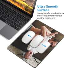 1/3 stuks aangepaste fotomuismat met tekst/foto/logo-ontwerp, gepersonaliseerde muismat, bureaubladdecoratie en essentiële muisfaciliteiten, antislip rubberen basis, meerdere maten om uit te kiezen, gemakkelijk schoon te maken, Halloween, Thanksgiving, Kerstmis, verjaardagen en vakantiecadeaus - veelkleurig - Bekijken 2