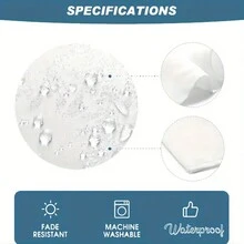 1 khăn trải bàn tiệc Giáng sinh, khăn trải bàn bằng polyester chống trượt bền, khăn trải bàn hình chữ nhật có thể giặt bằng máy, dùng để trang trí và ăn mừng ngày lễ, trang trí nhà cửa, quà tặng Giáng sinh - Nhiều màu - Xem 8