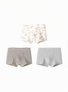 Balabala Tween Boys Briefs,  Underwear For Kids, Cute Three-Pack