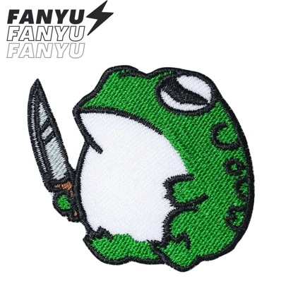 “等等，让我好好想想”刺绣骑行者布贴，熨烫缝纫徽章，个性化DIY服装配饰，刺绣缝纫熨烫布贴，装饰贴花徽章，刺绣布贴，适用于服装、鞋子、包包，夏季，学校