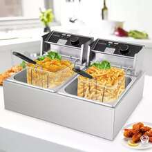 Professional Electric Fryer Capacity 12l Stainless Steel