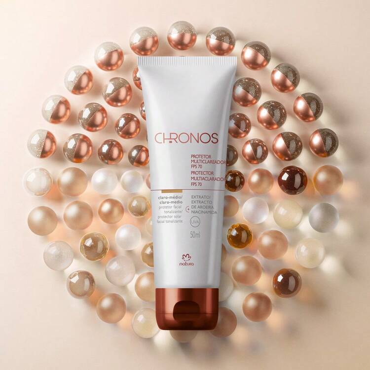 Natura Multi-Lightening Protector FPS 70 Chronos 50 Ml - 明亮-中等 - 查看 3
