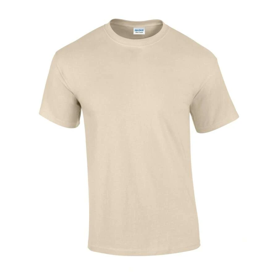 Gildan Mens Ultra Cotton T-Shirt (Sand) - Brown - View 1