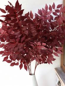 1 件 98 厘米人造喇叭花叶子，经典独特长茎假植物叶子，适用于婚礼派对/家居装饰/节日装饰 - 彩色 - 查看 5