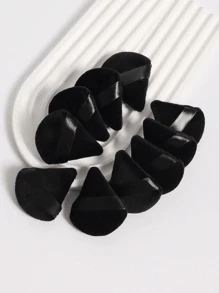 50 件/包化妆海绵，干湿两用化妆海绵，化妆工具，化妆涂抹海绵，多用途化妆海绵粉扑，适用于液体粉底、粉末和遮瑕膏，适合所有皮肤类型，美容护理产品 - 黑色 - 查看 4