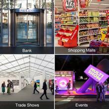 Queue Barrier Belt 5M Wall Mounted Retractable Red Security Belt Rope Barrier With Stainless Steel Support For Outdoor Ribbon Control Crowd (Black) - Black - View 8