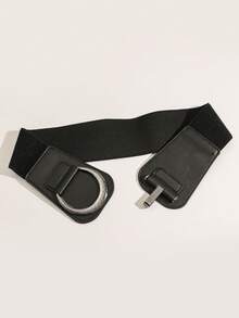 1 chiếc thắt lưng đàn hồi trang trí thắt lưng kim loại bạc cổ điển theo phong cách Gothic, phụ kiện cosplay, kẹp thời trang đa năng cho bữa tiệc - Cái nút - Xem 3