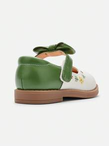 Balabala 女童公主鞋，绣花皮鞋