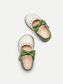 Balabala 女童公主鞋，绣花皮鞋