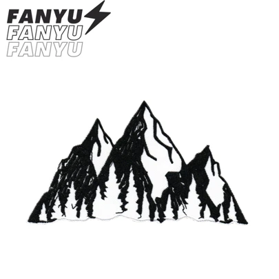 Bergsäventyr Hippie Punk Rock Tecknad Utomhuscykling Tygmärke DIY Kläder Sömnad Broderi Stryk-på Tygmärke Applikation Badge Dekor Tillbehör För Kläder, Skor, Väskor