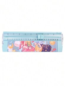 Máy cắt giấy mini Macaron màu A5 Máy cắt nhật ký thủ công Kéo cắt giấy DIY cho học sinh - Nhiều màu - Xem 11