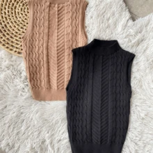 SHEIN Modal Tricot Top: Comfort And Style In Every Detail For Women - One Size - Rỉ Nâu - Xem 2