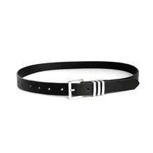 Simple Casual Belt Silver Buckle 2024 Popularity - màu đen - Xem 2