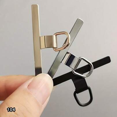 1pc Metal Phone Case Clip Pendant Hook Pad For Bracelet Firmly-Attached Durable