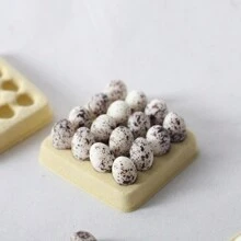 7pcs Christmas Gift Miniature Decor Dollhouse Accessories OB11 Doll House Playset Tiny Food Props For Photography, Birthday Gift Toys, Moss Micro Landscape, Succulent Scene, Doll House Supplies, Ocean Bottle, Star Bottle DIY Materials, Egg Tray
