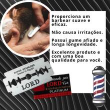 Professional Shaving Blade Box 30 Units Barber Razor Halves - 銀色 - 查看 3