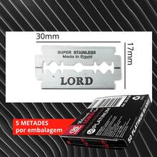 Professional Shaving Blade Box 30 Units Barber Razor Halves - 銀色 - 查看 5