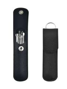 6pcs/Set Stainless Steel Ear Wax Removal Tool Kit, Ear Cleaner, Ear Picks, Ear Cleaning Set, Ear Curette, Stainless Steel Ear Cleaning Tools,Bag,Organizer,Storage - Ear Cleaning Tool Six-piece Set - View 10