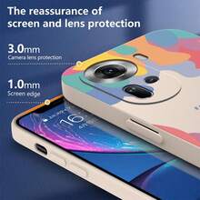 Funda Anti-queda Tpu Protectora Case Para OPPO Reno 11 5G + Cuerda - Blanco - Ver 2