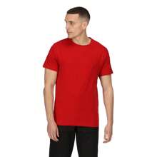 Regatta Mens Pro Cotton Soft Touch T-Shirt (Classic Red) - Red - View 3