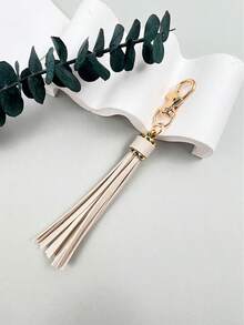 1 Móc khóa tua rua "Độc đáo" sang trọng - Da Pu, Chủ đề hoạt hình/Punk - Hoàn hảo cho túi xách và chìa khóa xe hơi của phụ nữ - Quà tặng lý tưởng cho sinh nhật hoặc Giáng sinh Halloween - tua - Xem 8