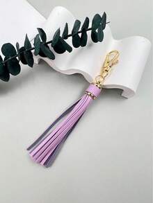 1 Móc khóa tua rua "Độc đáo" sang trọng - Da Pu, Chủ đề hoạt hình/Punk - Hoàn hảo cho túi xách và chìa khóa xe hơi của phụ nữ - Quà tặng lý tưởng cho sinh nhật hoặc Giáng sinh Halloween - tua - Xem 7