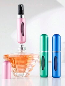 10 个可再填充喷雾瓶，便携式旅行装空雾化器容器，迷你喷雾器，防漏，大容量，适用于液体，家庭，卧室，浴室，旅行，婚礼，派对，生日，礼物香水喷雾瓶旅行瓶 - 彩色 - 查看 2