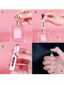 10 个可再填充喷雾瓶，便携式旅行装空雾化器容器，迷你喷雾器，防漏，大容量，适用于液体，家庭，卧室，浴室，旅行，婚礼，派对，生日，礼物香水喷雾瓶旅行瓶 - 彩色 - 查看 3