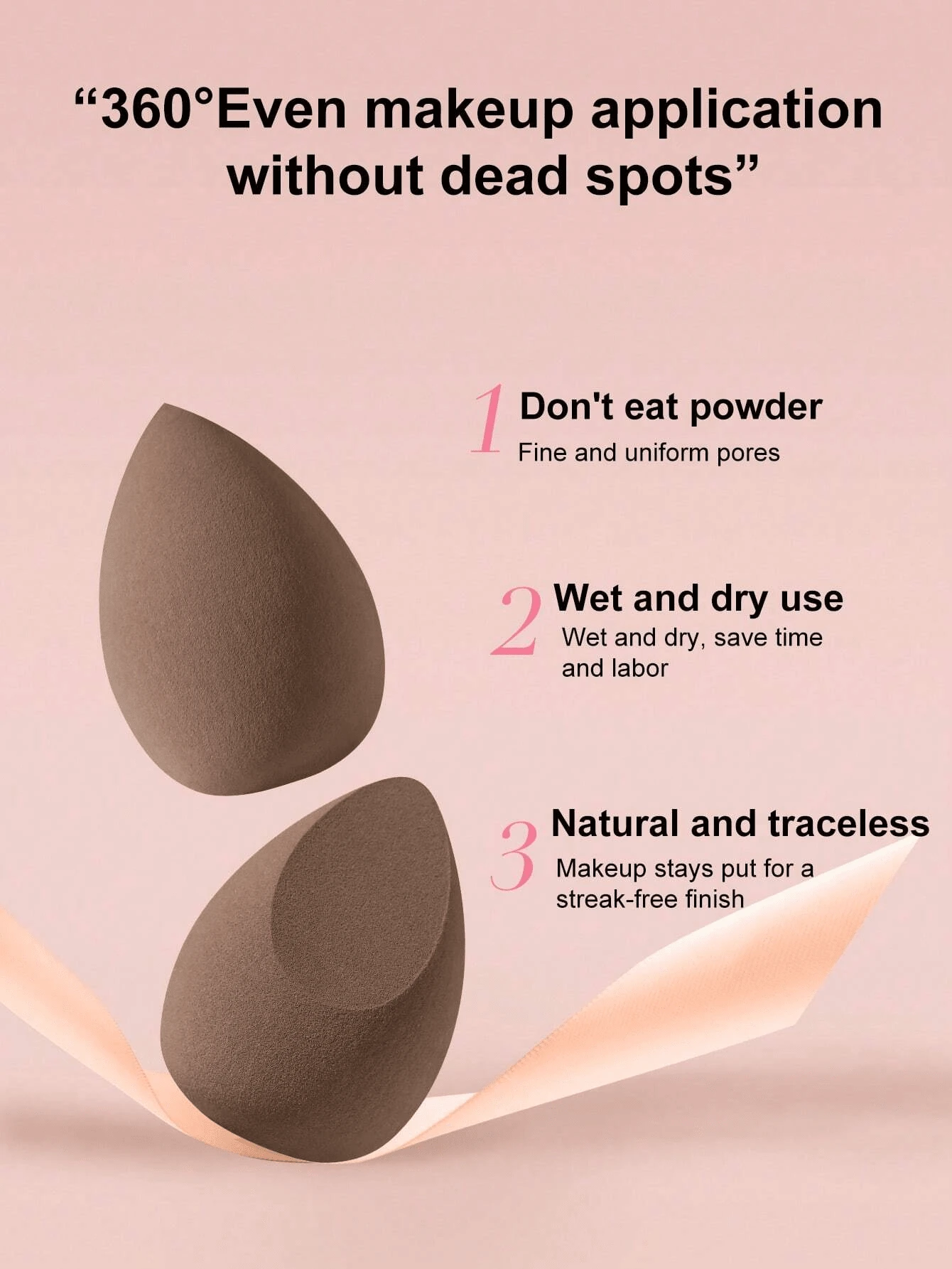 12pcs Makeup Sponge Set, Including Beauty Blender, Makeup Puff, Makeup