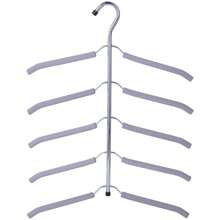 Multifunctional Clothes Hanger, Traceless Sponge Hanger, 360 Degree Rotating Clothes Hanging Rack, Multi-Layer Space-Saving Clothes Support, T-Shirt Drying Rack, Wardrobe Organizer, Bedroom Dorm Accessories, Storage And Organization Decorations Decor Festival Decor Room Decor Home Decor Decor Bedroom Decor Dress Pants Shoes Jeans Boots Skirt,Spring,Minimalist,Summer Tops - Black - View 11