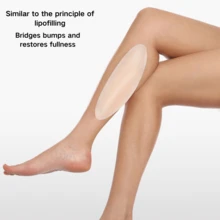 1 对裸色腿部贴片，超大尺寸 - 杏色 - 查看 2