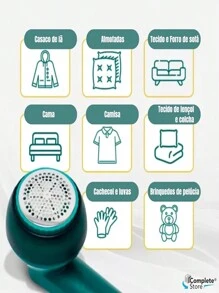 Cordless Electric Lint Remover Clothes Lint Remover - Nhiều màu - Xem 11