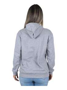 Women's Plain Sweatshirt Cold Weather Hooded Top - 灰色 - 查看 2