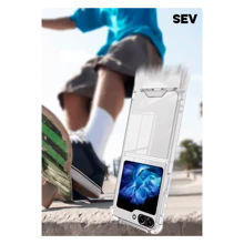 Acrylic Transparent Case For Galaxy Z Flip 6 + Pen - Clear - View 4