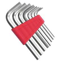 8 Pcs Allen Wrench Metric Wrench Inch Wrench L Wrench Size Allen Key Short Arm Tool Set Easy To Carry In The Pocket - Multicolor - View 5