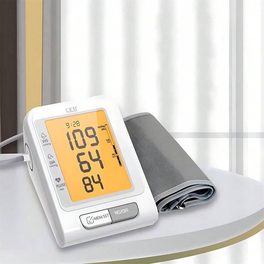 Portable Arm Blood Pressure Monitor Pressure Sensor Monitor BP