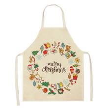 1 chiếc tạp dề vải lanh họa tiết Halloween Giáng sinh "Giáng sinh vui vẻ" cho tiệm làm tóc tại nhà dành cho bé gái tuổi teen, dùng để nấu ăn tại nhà, mặc trong bếp và dành cho những người đam mê nấu ăn - Nhiều màu - Xem 13
