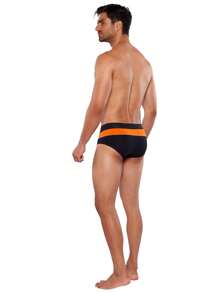 Men's Trusa Style Boxer Shorts, Cotton - Lycra, With Breathable And Adjustable Technology - Alfani Underwear - 橘色 - 查看 3