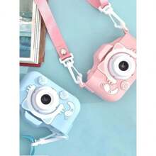 Mini Kids Digital Camera 20MP Dual Lens 2.0 Inch IPS Screen 1080P Takes Photo Video Gift - Màu xanh lam - Xem 5