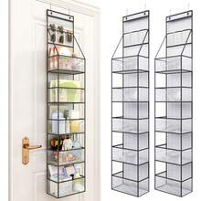2pcs 5-Shelf Over Door Hanging Pantry Organizer Storage With Clear PVC Pockets Closet For Bedroom Cosmetics Toys And Sundries Halloween Decorations Halloween Costumes Autumn Decor Festival Decor - Trong sáng - Xem 1