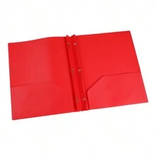 Heavy Duty Plastic Folders With 2 Pockets For Letter Size Paper, Assorted Color,Poly Folders, Plastic Pocket Folder With Business Card Slot,For School/Home/Office,Pack Of  1 - Çok renkli - Görünüm 15