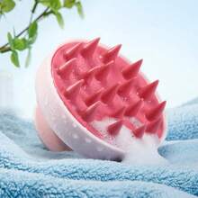 1pc Scalp Massager Shampoo Brush Scrubber With Soft Silicone For Hair, Wet & Dry Use, Soft Silicone Massage Shampoo Brush, Shampoo Comb Scalp Massager, Scalp Care Brush For Scalp Care, Suitable For Men, Women,, Hair Brush, Comb, Hair Tools, Hair Products And Accessories For Barber Salon Beauty Back To School, Travel Holiday Essentials, Hair Accessories For Women, Hair Brush, Brush Hair Brush Set, Comb Hair, Comb For Curls, Detangling Brush, Hair Brush For Women, Barber, Barber Accessories, Barbershop, Hairdressing Equipment - Multicolor - View 10