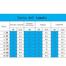 Pantalones de lino para hombres - Negro - Ver 2