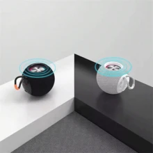 Portable, Exquisite And Compact Wireless Bluetooth Speaker - Grey - View 3