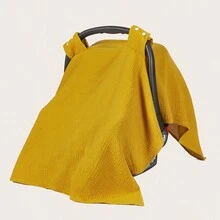 1 件婴儿推车罩和摇篮罩 - 黃色 - 查看 6