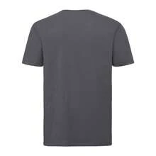 Russell Mens Authentic Pure T-Shirt (Convoy Grey) - Grey - View 2