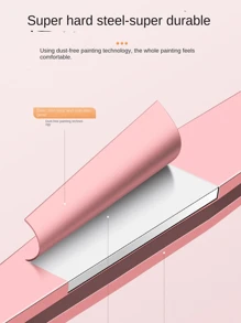 一套不锈钢粉色眉夹镊子，用于去除眉毛毛发，直头和斜头，双眼皮贴，黑色不锈钢尖头眉毛去除镊子 - 彩色 - 查看 6