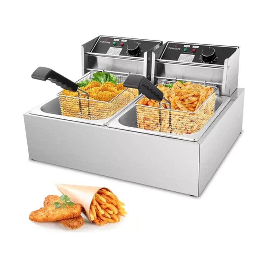 Professional Electric Fryer Capacity 12l Stainless Steel